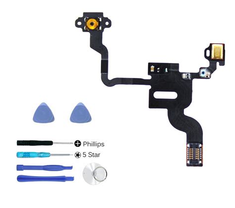 Power On Off Button Proximity Sensor Flex Cable Iphone 4 4g Replacement Tools