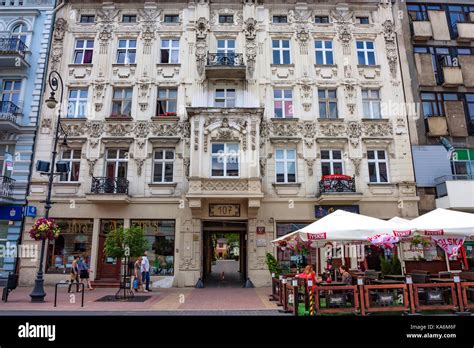 Lodz Poland June 2012 Piotrkowska Street Stock Photo Alamy