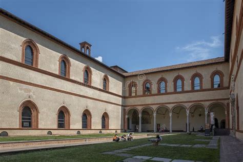 El Castillo De Sforza Castello Sforzesco En Mil N Italia Imagen