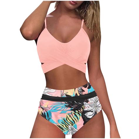 Pejock Summer Savings Clearance Womens Swimsuits Sexy Two Piece