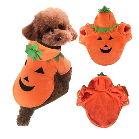 Moda Calabaza Mascota Perros Ropa Perro Abrigos Calientes Chaqueta De