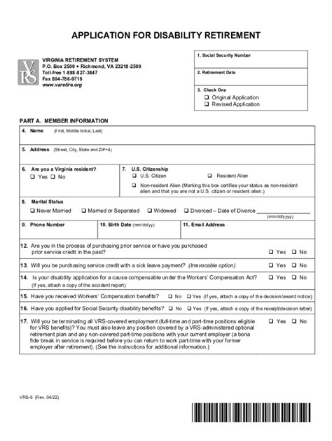 Fillable Online Fillable Online Varetire Virginia Retirement Forms Fax