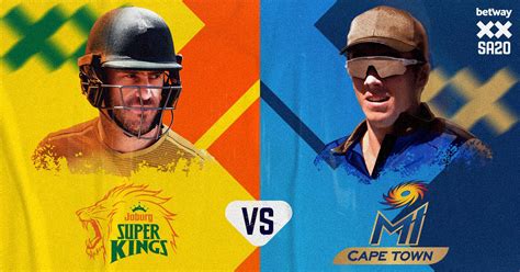 Live Joburg Super Kings Vs Mi Cape Town Sa