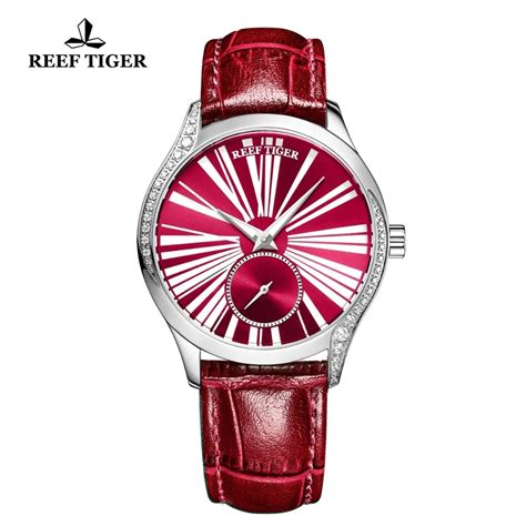 Reef Tiger Rt Luxury Fashion Watches Women Roman Numeral Red Watch