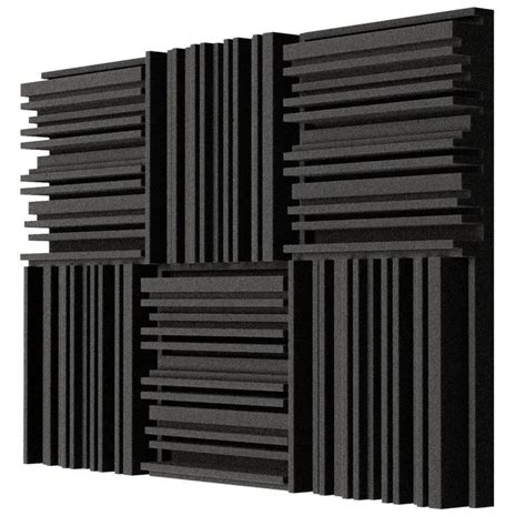 6 упаковок 30x30x5cm Акустическая пена Широкополосная звукоизоляция из ...
