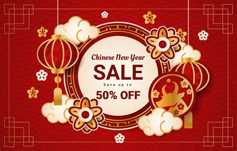 Chinese New Year Sale 1594452 Vector Art at Vecteezy