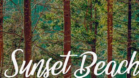 Sunset Beach Font Download Free For Desktop And Webfont