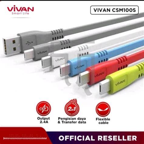 Jual Kabel Vivan Micro Usb Fast Charing Original Kabel Cas Kabel