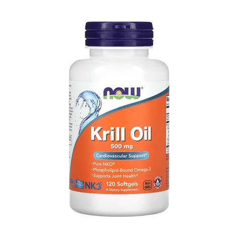 Krill Oil Neptune Ulei Krill Nko® 500mg Now Foods 120 Softgels