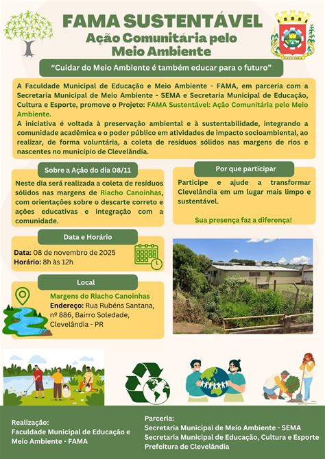 Faculdade Em Meio Ambiente - Faculdade Municipal de Educação e Meio Ambiente – FAMA – Meio Ambiente ...