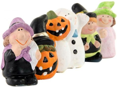 Dkd Home Decor Dekoracje Na Halloween Ceramika 6 Sztuk 4X4 7Cm S3030368