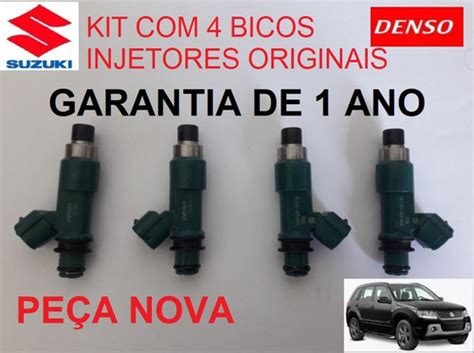 Kit 4 Bicos Injetores Originais Para Suzuki Grand Vitara 2 0 Frete grátis