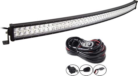 Amazon fr AUXTINGS 52 pouces 300W incurvé mince LED barre lumineuse