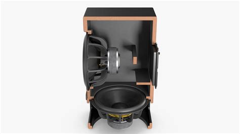 3d Mk Push Pull Subwoofer Cross Section Turbosquid 2154479