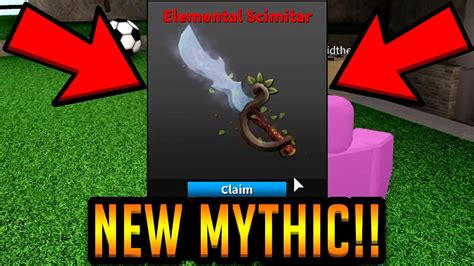 I Crafted The New Elemental Scimitar Mythic Knife Roblox Assassin Youtube