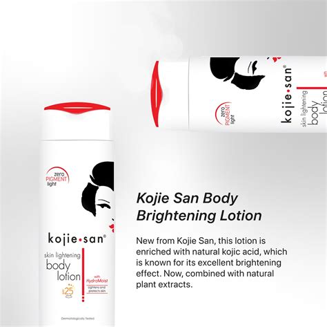 Kojie San Body Lightening Lotion Large Ml Bottle Kojie San Usa