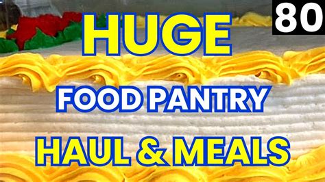 FRUGAL LIVING Food Pantry Haul 2024 Frugal Living Food Haul FOOD