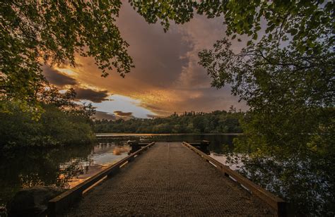 Bolam Lake Pier Sunset – Our Image Nation