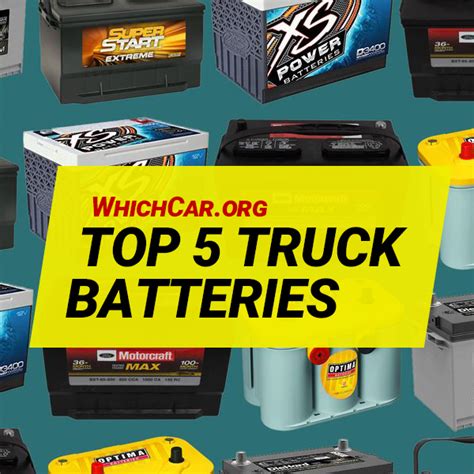 5 Best Truck Batteries You Can Buy 2024 Buyers Guide