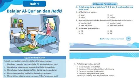 Kunci Jawaban PAI Kelas 6 Halaman 27 29 Kurikulum Merdeka Bab 1 Uji