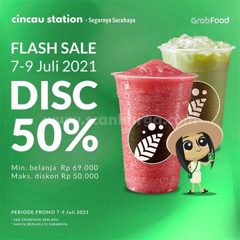 Cincau Station Promo Flash Sale Diskon Hingga 50 Via Grabfood Scanharga