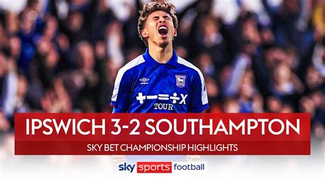 Th Minute Winner Ipswich Southampton Efl Championship