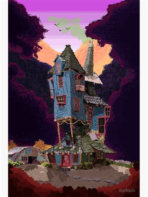 Pegatina The Weasleys Burrow De Dystopix Redbubble Harry Potter