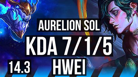 AURELION SOL Vs HWEI MID 7 1 5 Rank 9 Aurelion Sol Dominating