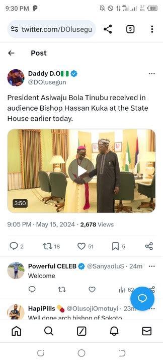 Bishop Hassan Kukah Visit President Bola Tinubu In Aso Rock Politics