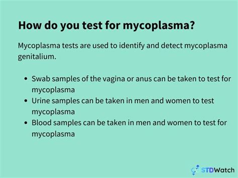 How Does A Mycoplasma Test Work STDWatch