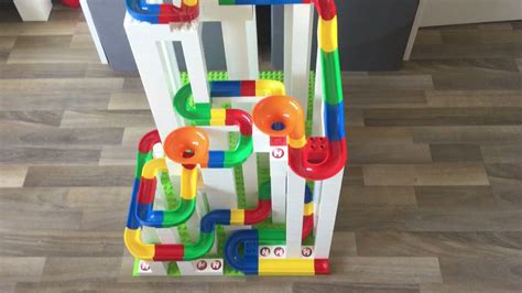 Hubelino Big Marble Run With 2 Funnels Youtube