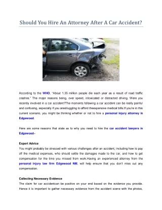 PPT Get Maximum Benefit From Your Car Accident Injury Hire An