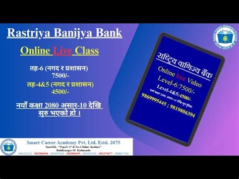 Rastriya Banijya Bank Limited New Class 2080 SmartGk YouTube