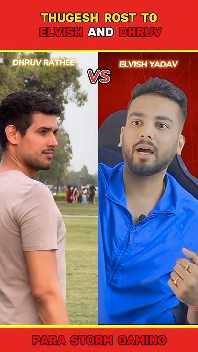 क्या Thugesh ने Elvish Yadav और Dhruv Rathee को Rost कर दिया