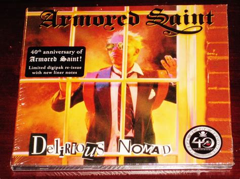 Armored Saint Delirious Nomad Limited Edition CD 2022 Reissue EU