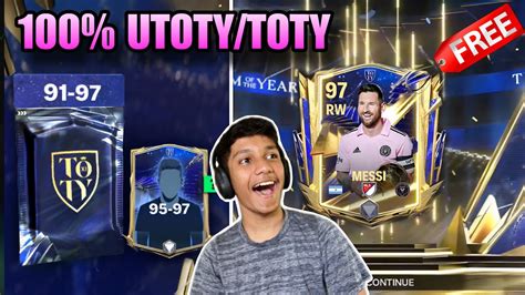 Guaranteed FREE TOTY TOTY In This Pack EA FC Mobile Team Of The Year