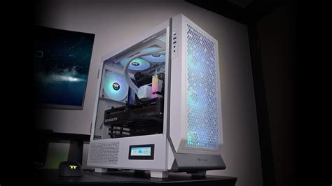 Thermaltake Ceres Tg Argb Snow Mid Tower Chassis