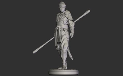 Stl File Black Myth Wukong 🇨🇳 Obj ・3d Printable Model To Download・cults