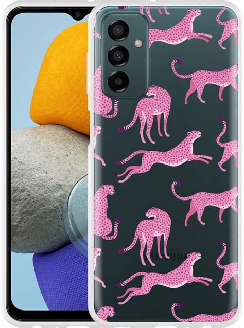 Samsung Galaxy M23 Hoesje Roze Cheeta S Designed By Cazy Bol