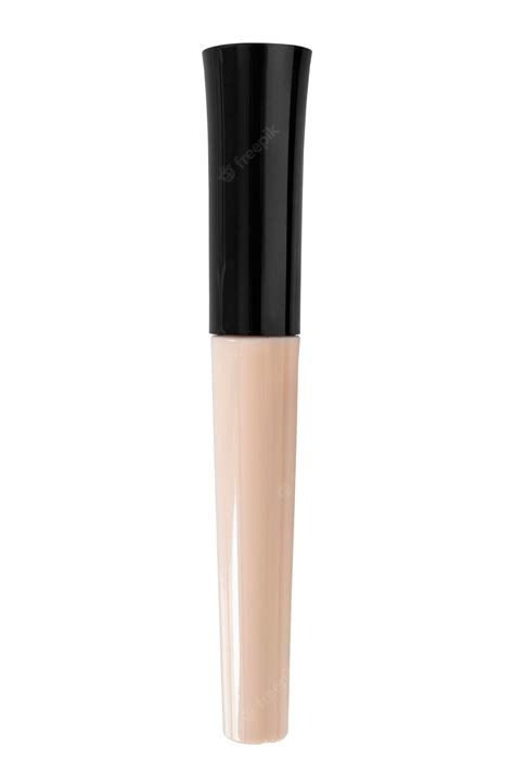 Premium Photo | Light beige concealer pack isolated on white background