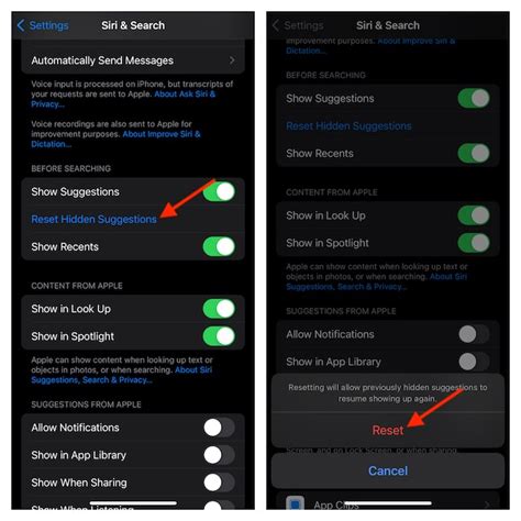 How To Reset Hidden Siri Suggestions In IOS 17 On IPhone IPad