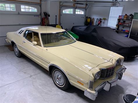 1976 Ford Elite Yellow Rwd Automatic Luxury For Sale