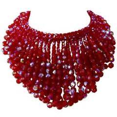 COPPOLA E TOPPO Italian Collector S Piece 60s Crystal Faceted Beaded