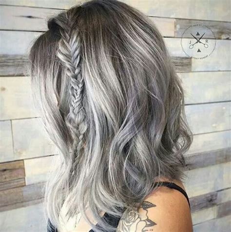 Slate Grey Hair Color