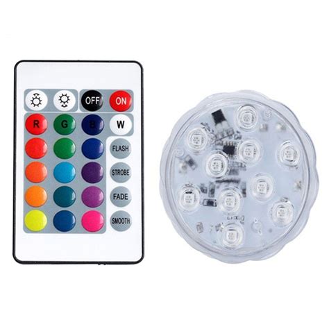 Led Mergulho Controle Remoto Acende Impermevel Aqurio Luzes Eletr