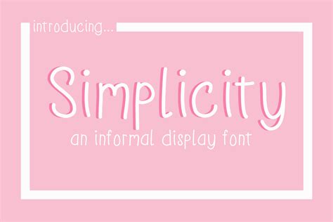 Simplicity Font By Jae Marie Digital Designs · Creative Fabrica