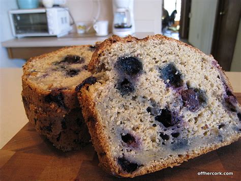 Blueberry Cottage Cheese Bread Food Embrace