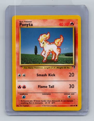 PONYTA 87 110 Legendary Collection Common Pokemon Card M NM