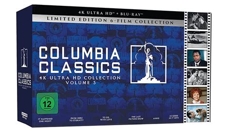 Columbia Classics Volume 3 4k Ultra Hd Collection Mit 6 Filmen Ab 4