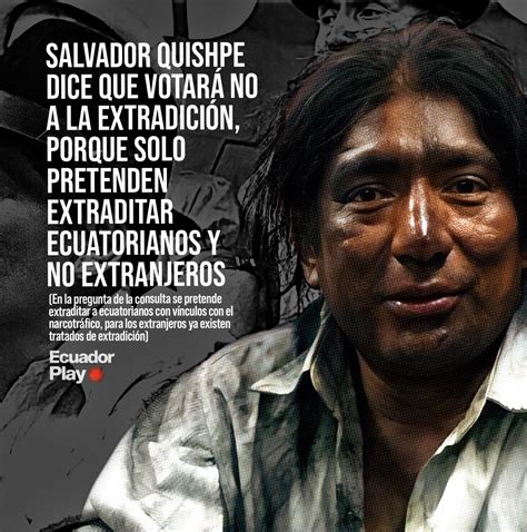 Ecuadorplay on Twitter El asambleísta de Pachakutik Salvador Quishpe